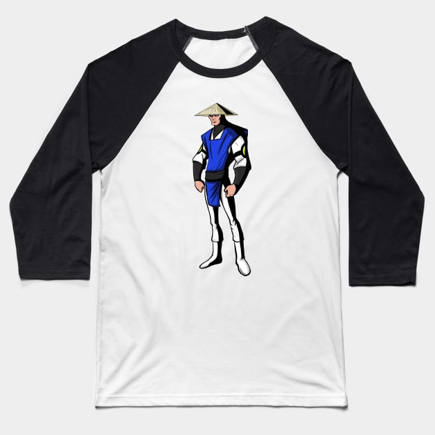 raiden Baseball T-Shirt by dubcarnage